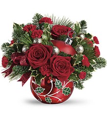 Teleflora's Deck The Holly Ornament Bouquet from Weidig's Floral in Chardon, OH